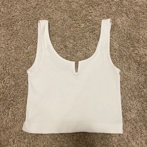 Spandex White Tank